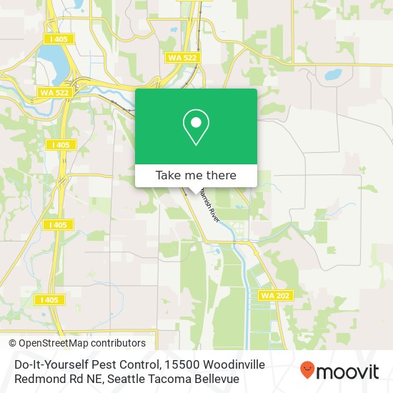 Mapa de Do-It-Yourself Pest Control, 15500 Woodinville Redmond Rd NE