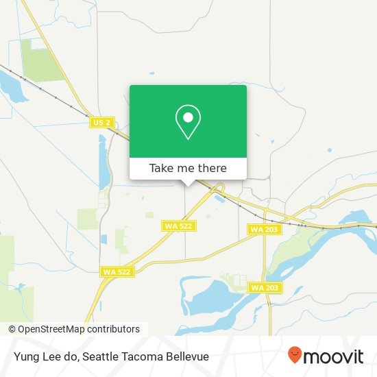 Mapa de Yung Lee do, 14841 179th Ave SE