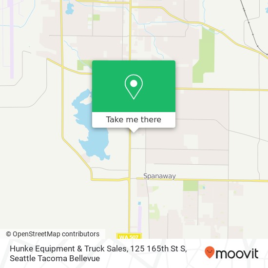 Mapa de Hunke Equipment & Truck Sales, 125 165th St S
