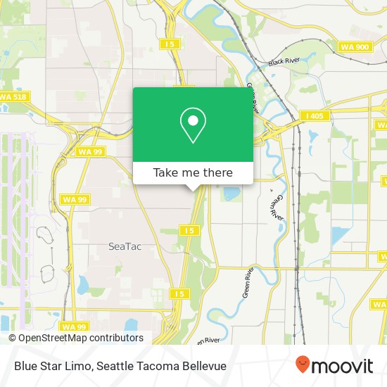 Blue Star Limo map