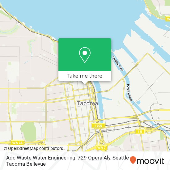 Mapa de Adc Waste Water Engineering, 729 Opera Aly