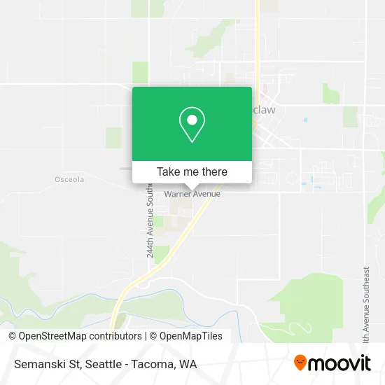 Semanski St map