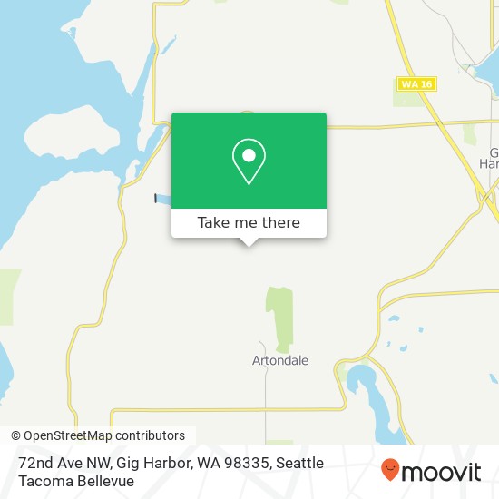 72nd Ave NW, Gig Harbor, WA 98335 map