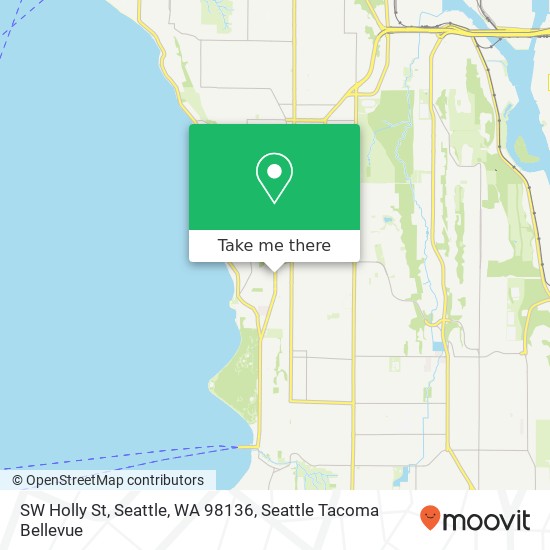 SW Holly St, Seattle, WA 98136 map
