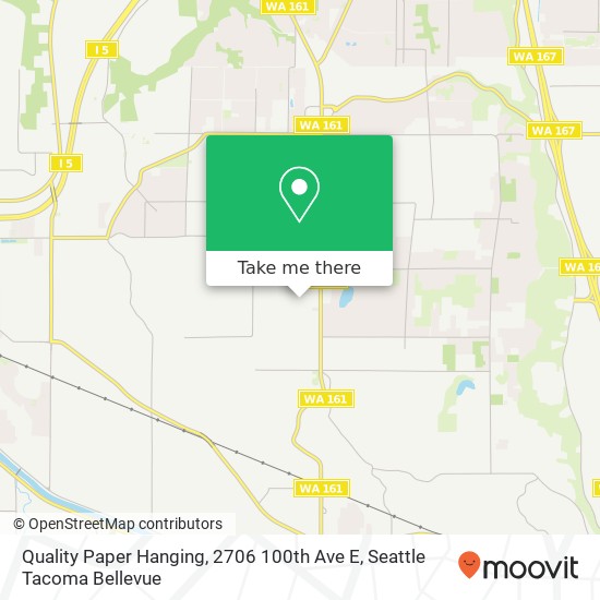 Mapa de Quality Paper Hanging, 2706 100th Ave E