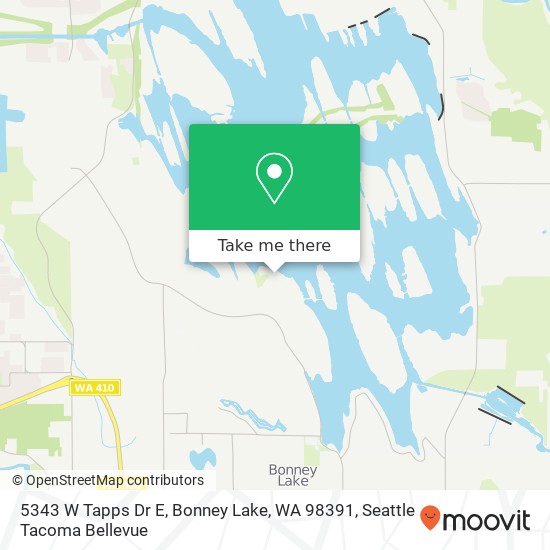 5343 W Tapps Dr E, Bonney Lake, WA 98391 map