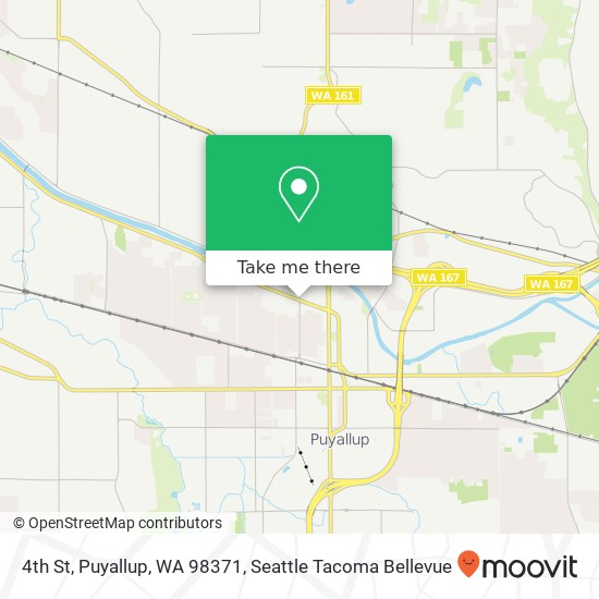 Mapa de 4th St, Puyallup, WA 98371