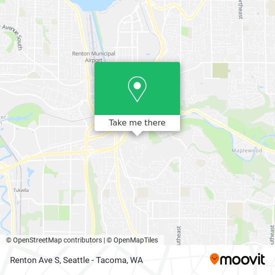 Mapa de Renton Ave S