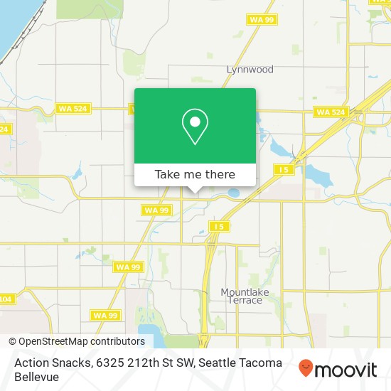 Action Snacks, 6325 212th St SW map