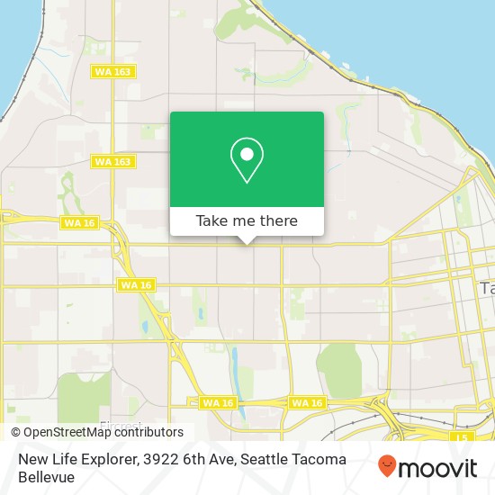 New Life Explorer, 3922 6th Ave map