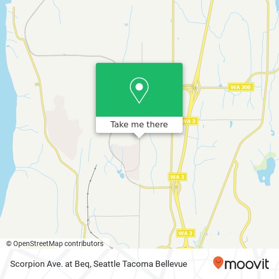 Mapa de Scorpion Ave. at Beq