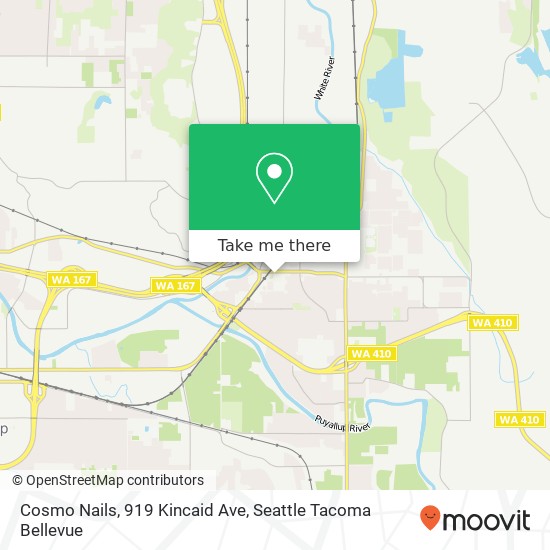 Mapa de Cosmo Nails, 919 Kincaid Ave
