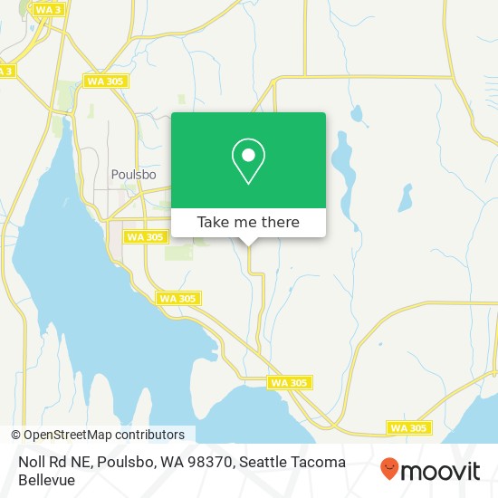 Mapa de Noll Rd NE, Poulsbo, WA 98370