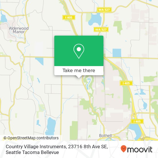 Mapa de Country Village Instruments, 23716 8th Ave SE