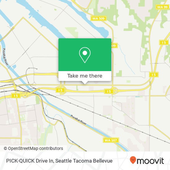 PICK-QUICK Drive In map