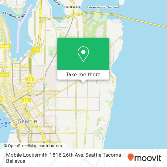 Mapa de Mobile Locksmith, 1816 26th Ave