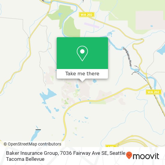 Mapa de Baker Insurance Group, 7036 Fairway Ave SE