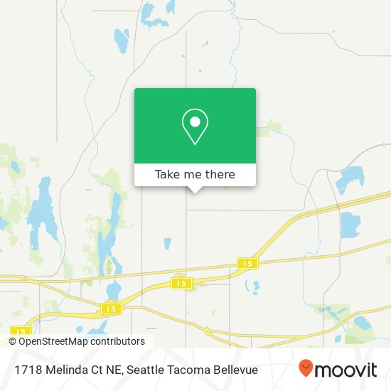 Mapa de 1718 Melinda Ct NE, Olympia, WA 98516