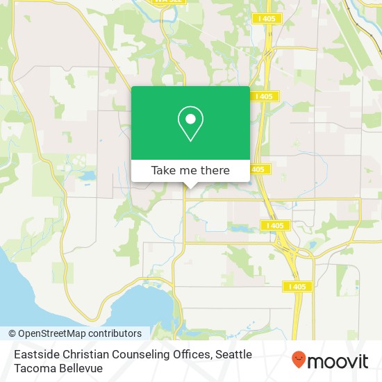 Eastside Christian Counseling Offices map