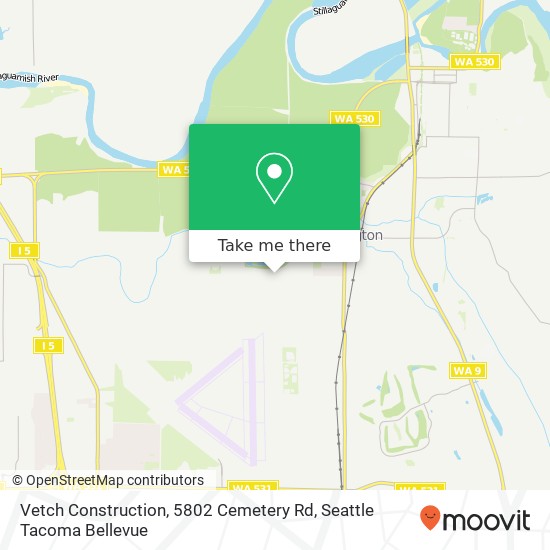 Vetch Construction, 5802 Cemetery Rd map