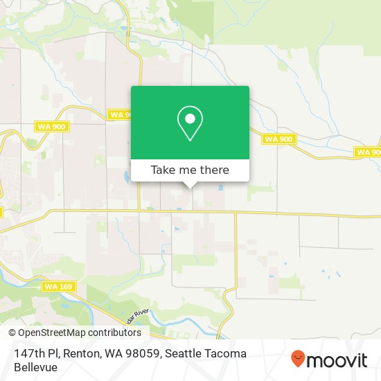 Mapa de 147th Pl, Renton, WA 98059