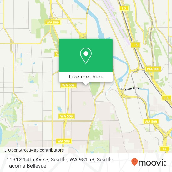 11312 14th Ave S, Seattle, WA 98168 map