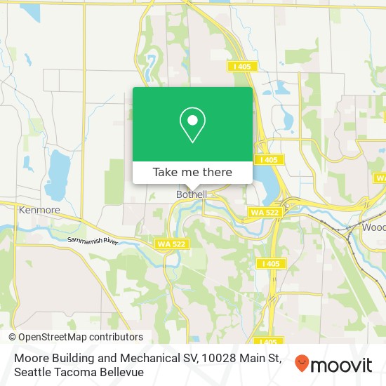 Moore Building and Mechanical SV, 10028 Main St map