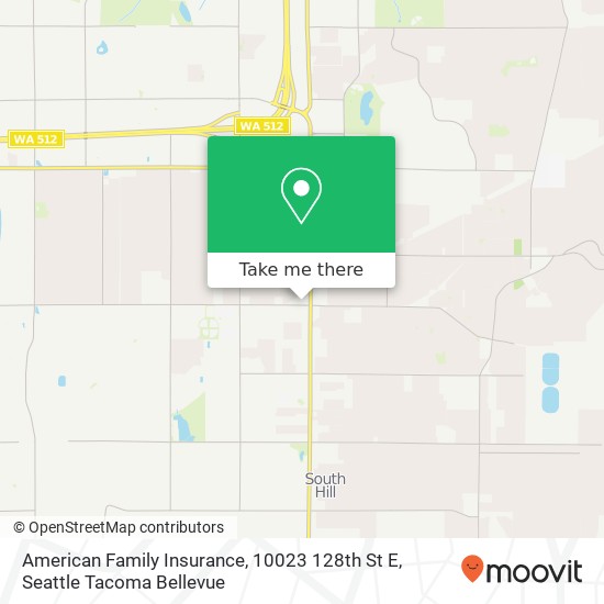 Mapa de American Family Insurance, 10023 128th St E