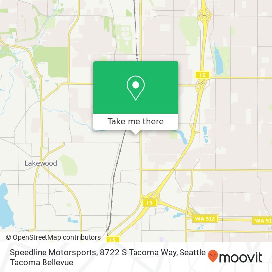 Speedline Motorsports, 8722 S Tacoma Way map