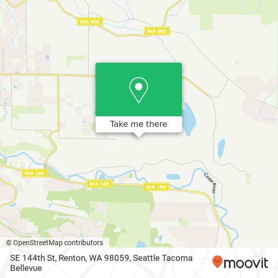 Mapa de SE 144th St, Renton, WA 98059