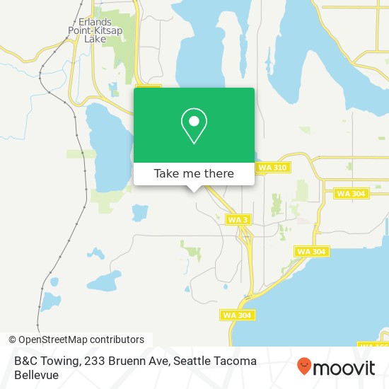 B&C Towing, 233 Bruenn Ave map