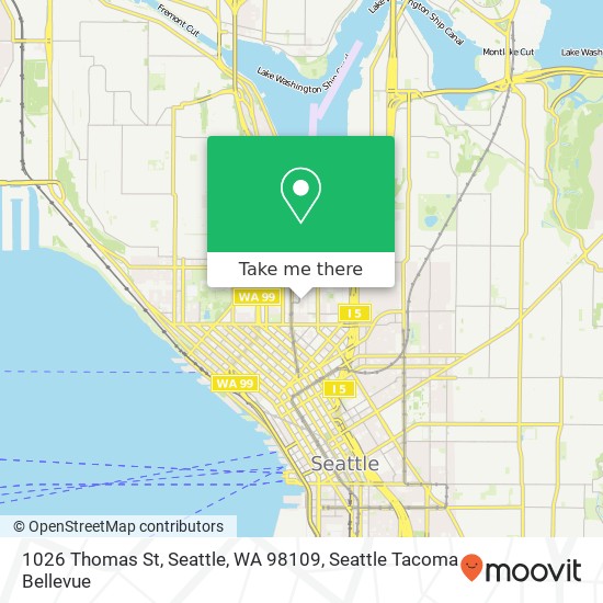 1026 Thomas St, Seattle, WA 98109 map