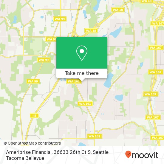Ameriprise Financial, 36633 26th Ct S map