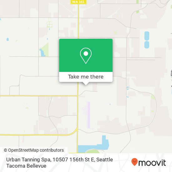 Mapa de Urban Tanning Spa, 10507 156th St E