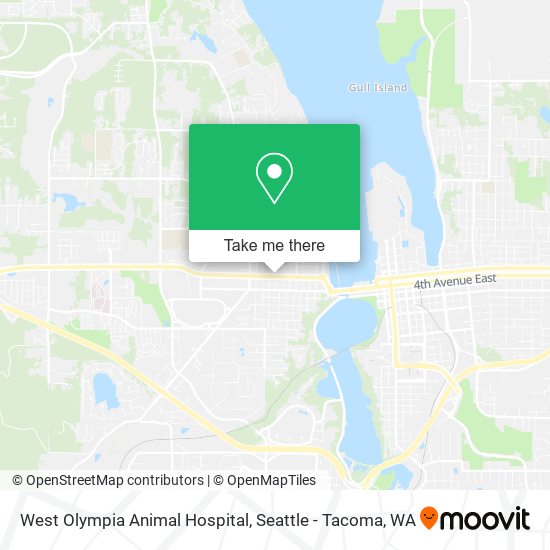 Mapa de West Olympia Animal Hospital