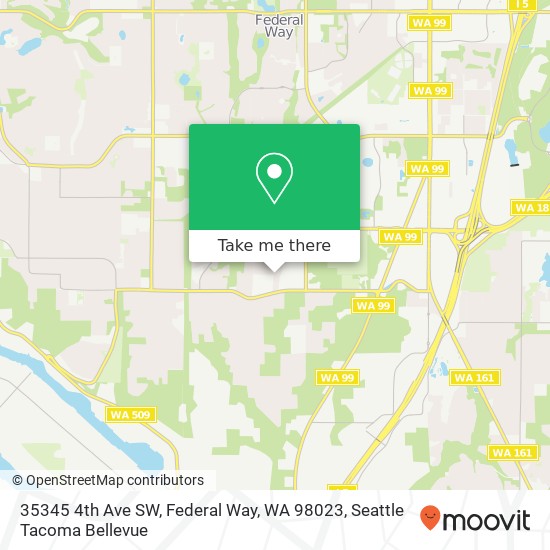 Mapa de 35345 4th Ave SW, Federal Way, WA 98023