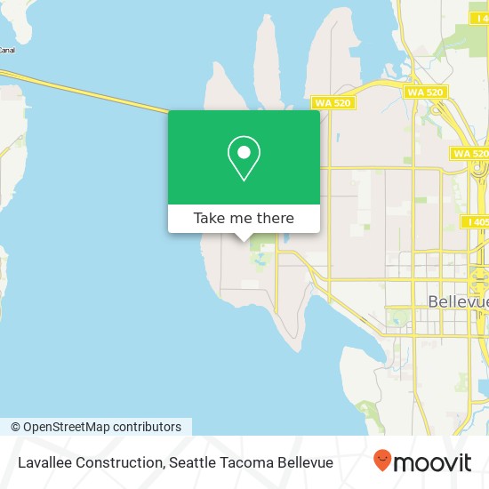 Lavallee Construction map