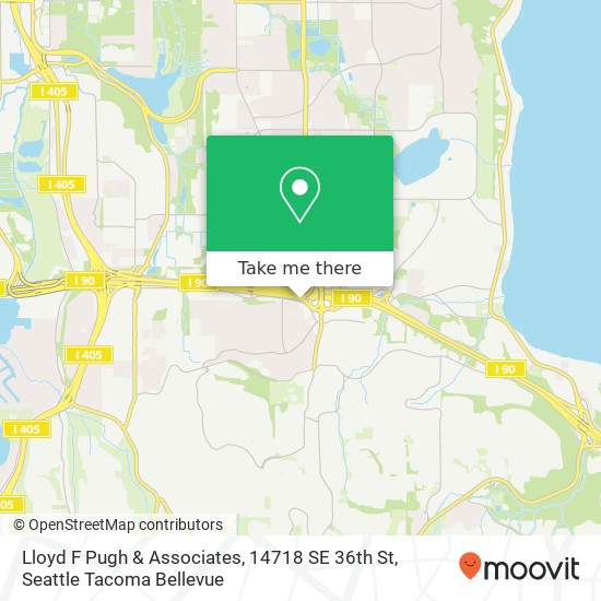 Lloyd F Pugh & Associates, 14718 SE 36th St map