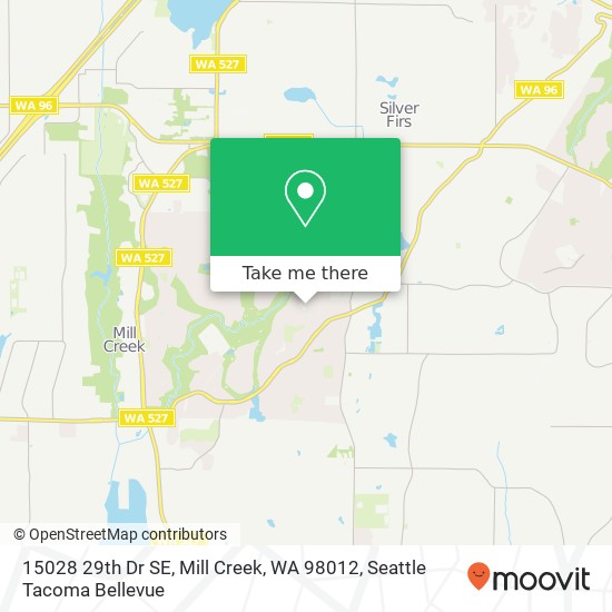 Mapa de 15028 29th Dr SE, Mill Creek, WA 98012