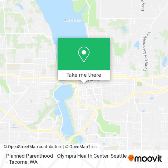 Mapa de Planned Parenthood - Olympia Health Center