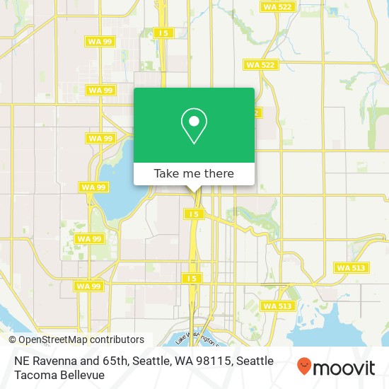 NE Ravenna and 65th, Seattle, WA 98115 map