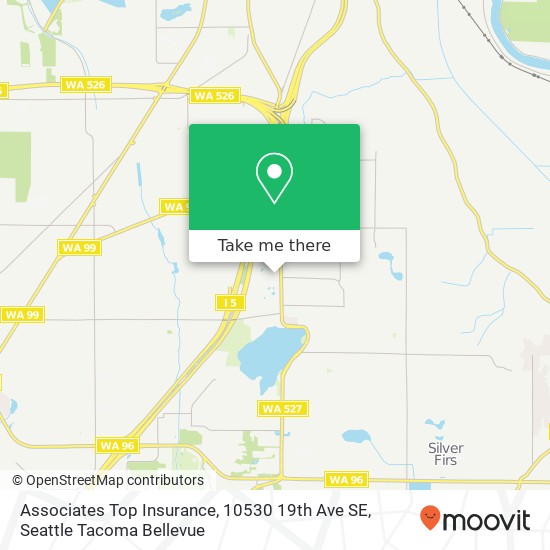 Associates Top Insurance, 10530 19th Ave SE map