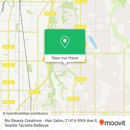 Rio Beauty Creations - Hair Salon, 21416 99th Ave S map