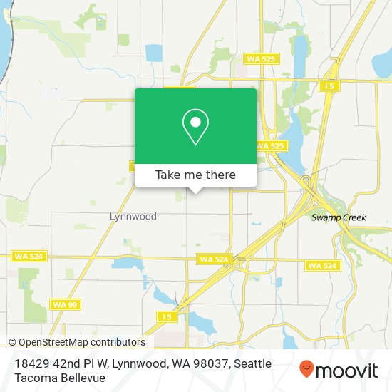 18429 42nd Pl W, Lynnwood, WA 98037 map