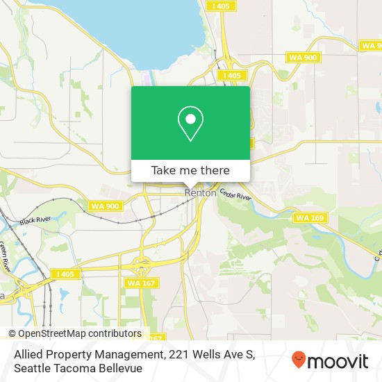 Allied Property Management, 221 Wells Ave S map