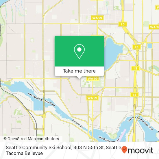 Seattle Community Ski School, 303 N 55th St map