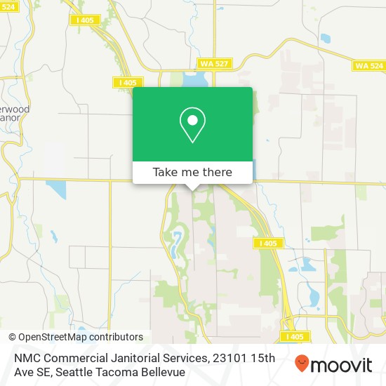 Mapa de NMC Commercial Janitorial Services, 23101 15th Ave SE