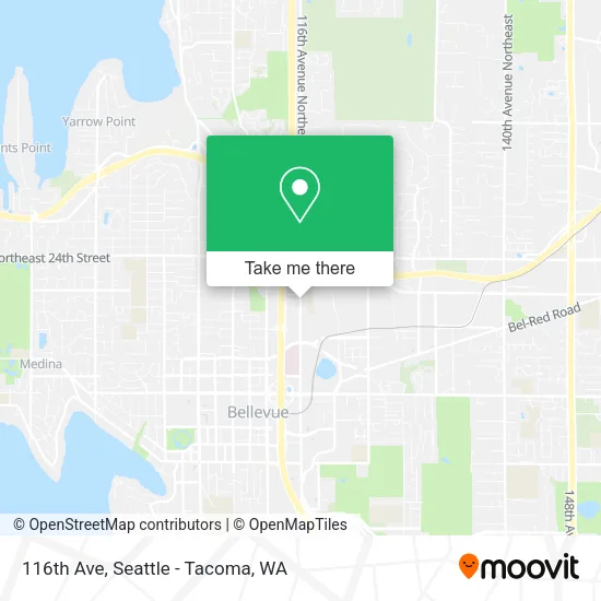 Mapa de 116th Ave