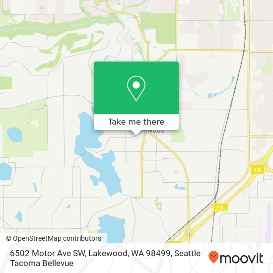 6502 Motor Ave SW, Lakewood, WA 98499 map