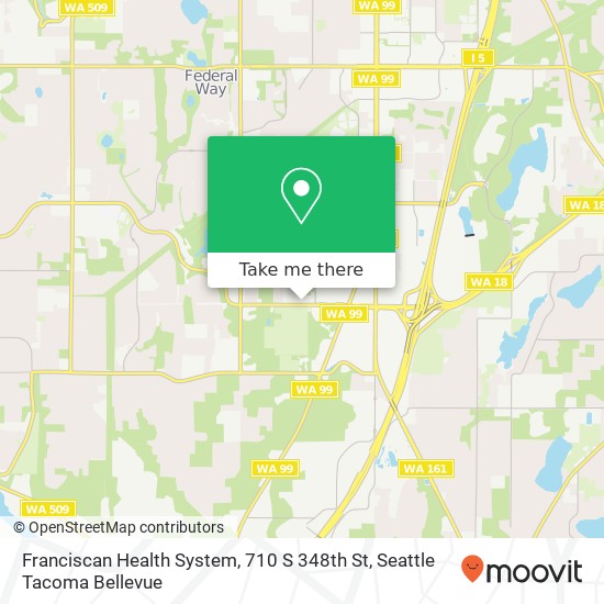 Franciscan Health System, 710 S 348th St map